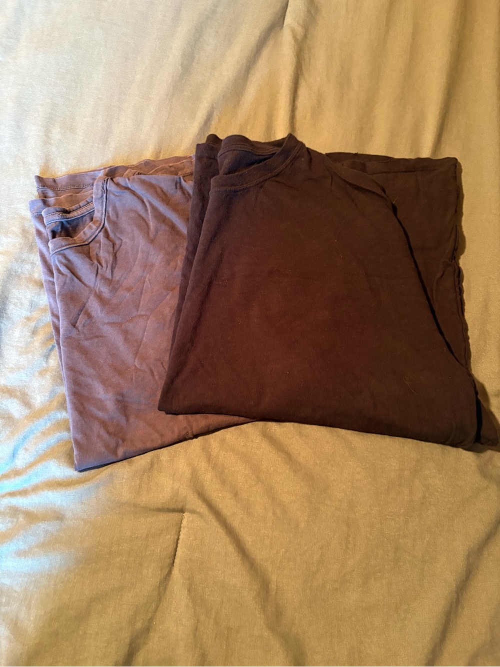 aerie Classic Crewneck Tee in black and gray